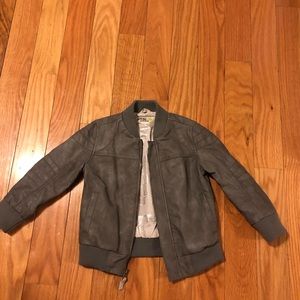 OshKosh boys faux leather bomber jacket